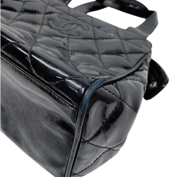 💎✨Authentic✨💎Chanel Handbag Black Patent Leather - Picture 6 of 15